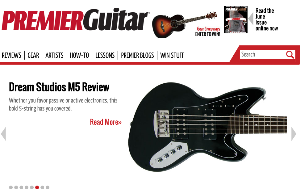 Dream Studios M5 Review in Premier Guitar Magazine